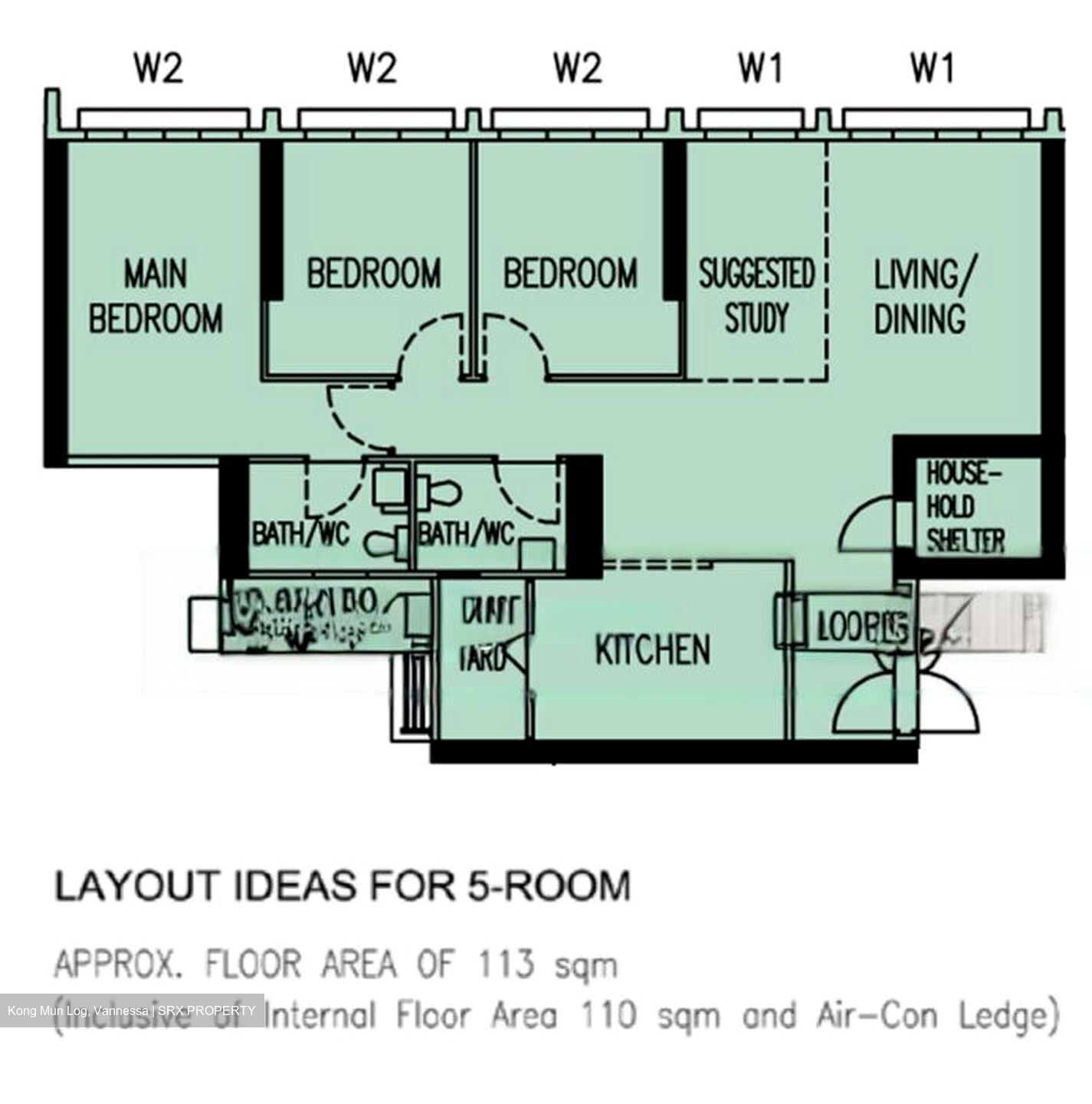 Blk 445B Clementi Crest (Clementi), HDB 5 Rooms #452386681